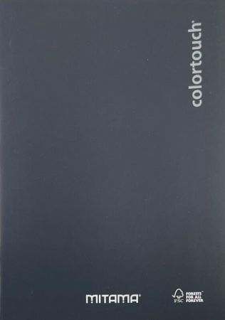 Sešit "Color Touch", A5+, linkovaný, 40+2 listů, černá, MITAMA 62002-90225