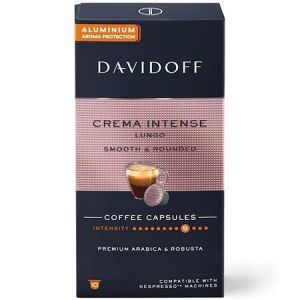 Kávové kapsle "Crema Intense Lungo", 10 ks, DAVIDOFF 522674