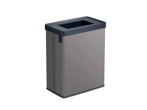 Odpadkový koš "Verto Recycle", šedá-černá, bez víka, na tříděný odpad, 54 l, CURVER 261012