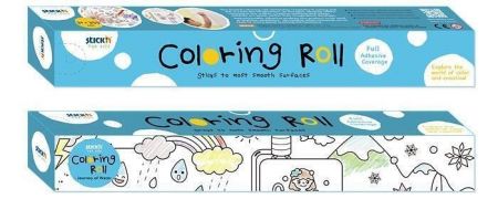 Omalovánky v roli, Putování vody, samolepicí, 31 x 355 cm, STICK N 29002