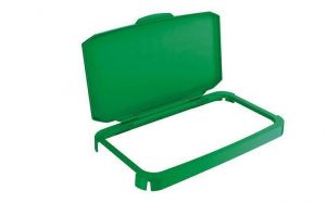 Výklopné víko k odpadkovému koši 60 l "DURABIN", zelená, plast, DURABLE 1800500020