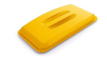 Víko k odpadkovému koši 60 l "DURABIN", žlutá, plast, DURABLE 1800497030