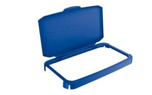 Výklopné víko k odpadkovému koši 60 l "DURABIN", modrá, plast, DURABLE 1800500040