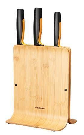 Blok na nože "Functional Form", bambus, 3 nože, FISKARS 1057553