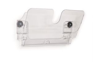 Držák na katalogy "FLEXIPLUS", transparentní, na zeď, A4, na šířku, magnetický, DURABLE 17