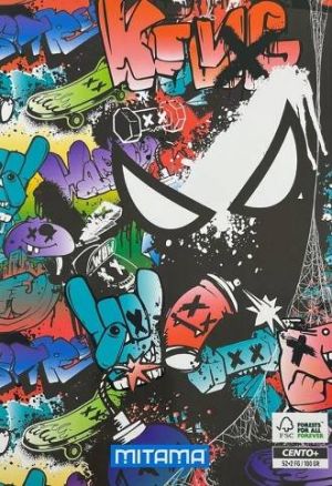 Sešit "Fantasy colours", A4+, linkovaný, 52+2 listů, Rainbow Dream, MITAMA 62163-90039