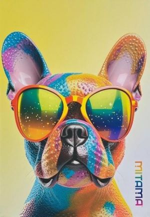 Sešit "Animal", A4+, linkovaný, 40+2 listů, pes, MITAMA 62733-90102