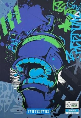 Sešit "Fantasy colours", A4+, čtverečkovaný, 52+2 listů, MitaRex, MITAMA 62164-90052