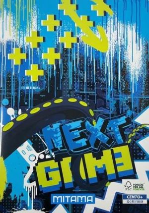 Sešit "Fantasy colours", A4+, linkovaný, 52+2 listů, Gaming404l, MITAMA 62163-90043