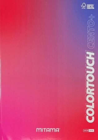 Sešit "Color Touch", A4+, linkovaný s okraji, 52+2 listů, růžová-modrá, MITAMA 62176-90144