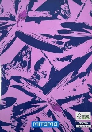 Sešit "Fantasy colours", A4+, linkovaný, 52+2 listů, ocean vibes, MITAMA 62163-90034