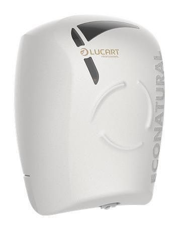 Zásobník na toaletní papír "EcoNatural Flow", bílá, 26,4 x 20,2 x 20,2 cm, LUCART 892523