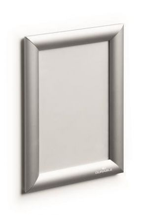 Rám na plakáty, stříbrná, A5, hliníkový rám, DURABLE 479523