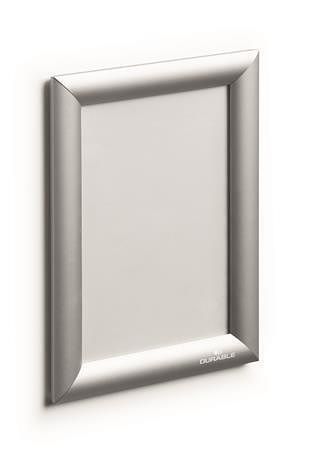 Rám na plakáty, stříbrná, A5, hliníkový rám, DURABLE 479523