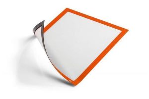 Prezentační rám "DURAFRAME MAGNETIC", oranžová, A4, magnetický, DURABLE 486909