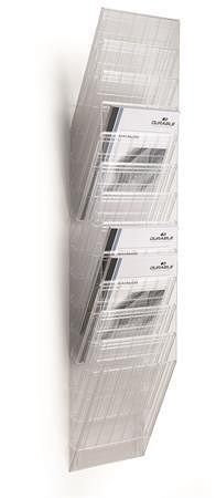 Stojan na katalogy "FLEXIBOXX", transparentní, nástěnný, vertikální, A4, DURABLE 170976340