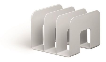 Stojan na katalogy "ECO", šedá, plast, DURABLE 776110
