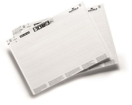 Štítky pro SCANFIX, C-profily a LABELFIX, bílá, 200 x 17 mm, 100 ks, DURABLE 800002