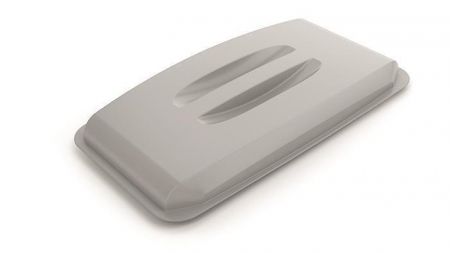 Víko k odpadkovému koši 60 l "DURABIN ECO", šedá, plast, DURABLE 1800504050