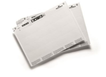 Štítky pro SCANFIX, C-profily a LABELFIX, bílá, 200 x 27 mm, 80 ks, DURABLE 804102