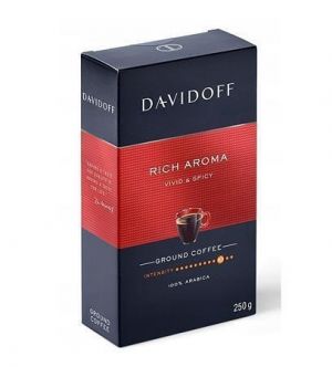 Káva "Rich Aroma", pražená, mletá, 250 g, DAVIDOFF 4898