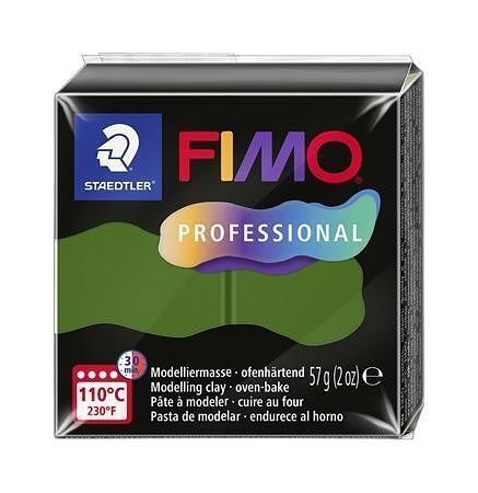 Modelovací hmota FIMO "Professional", trávová zelená, 57 g, FIMO 8040-57
