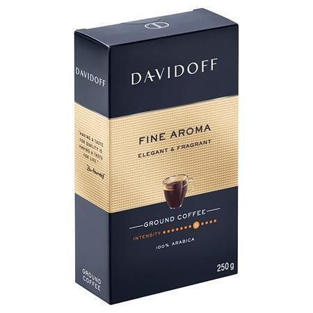 Káva "Fine Aroma", pražená, mletá, 250 g, DAVIDOFF 8416