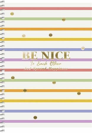 Spirálový sešit, různé barevné vzory, A5, čtverečkovaný, 80 listů, SHKOLYARYK A5-SC-080-61