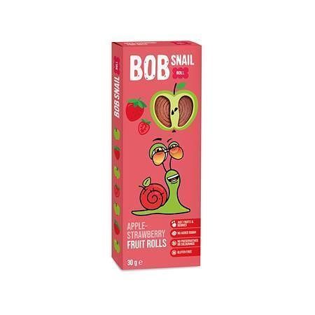 Ovocné rolky, jablko-jahoda, 30 g, BOB SNAIL BS-2031