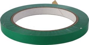 Páska na utěsnění sáčků, zelená, 9 mm x 66 m, samolepicí