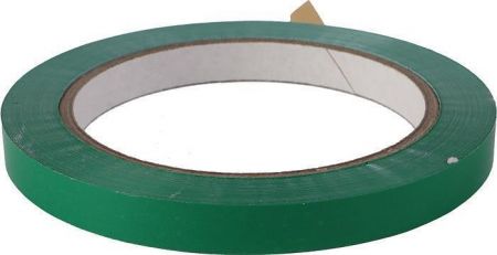 Páska na utěsnění sáčků, zelená, 9 mm x 66 m, samolepicí
