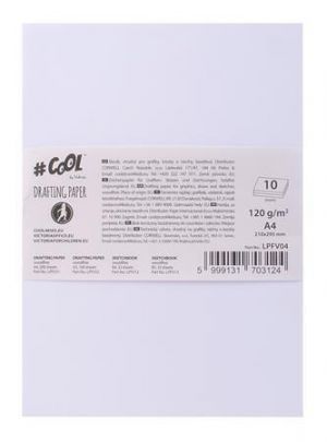 Papír na kreslení, nižší obsah dřeva, 120 g/m2, A4, VICTORIA