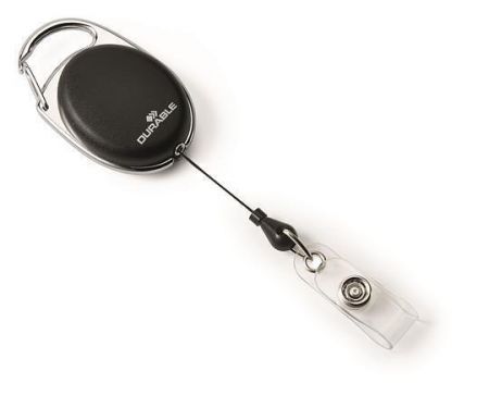 Držák jmenovek "Style", černá, výsuvný, na patent, DURABLE