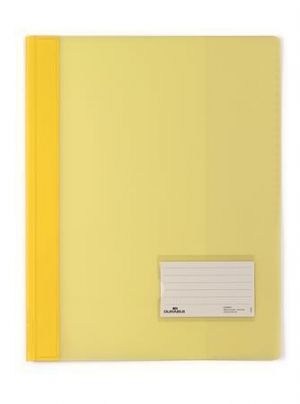 Rychlovazač, žlutá, A4, extra silná, široká, DURABLE