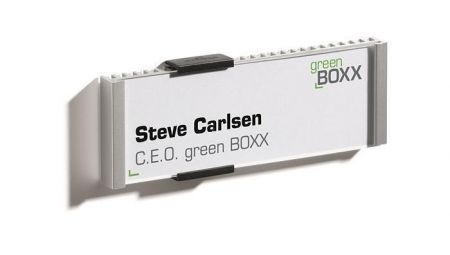 Informační tabulka "INFO SIGN", stříbrná, 149x52,5 mm, DURABLE