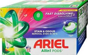 Kapsle na praní "Color", 22 ks, ARIEL 31020426