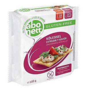 Extrudovaný chléb, 100g, proso, bezlepkový, ABONETT