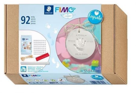 Modelovací hmota FIMO "Air Light 81", bílá, 125 g, sada PAMÁTNÍČEK, FIMO 81SET03