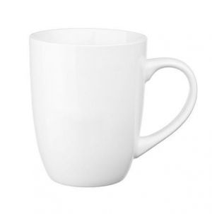 Hrnek na kávu a čaj "Economic", bílá, 32 cl, sada 6 ks - 6 kusů