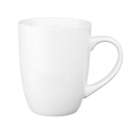 Hrnek na kávu a čaj "Economic", bílá, 32 cl, sada 6 ks - 6 kusů