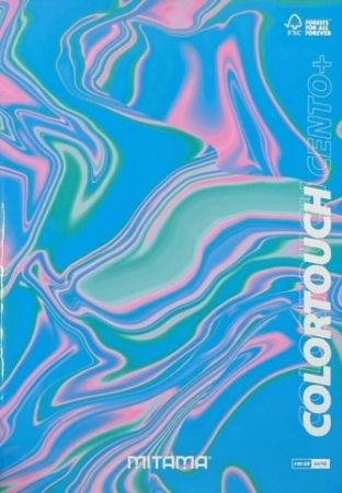 Sešit "Color Touch", A4+, čtverečkovaný, 52+2 listů, růžová mramorová, MITAMA 62173-90141