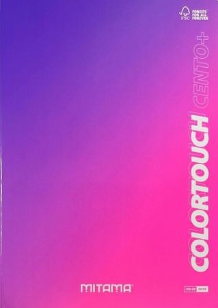Sešit "Color Touch", A4+, čtverečkovaný, 52+2 listů, růžová - fialová, MITAMA 62173-90135