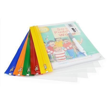 Obálka na zip "Zip Strip", mix barev, A5, RAPESCO