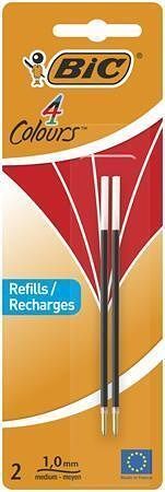 Náhradní kuličkové pero "4 Colours", červená, 0,32 mm, BIC 929243