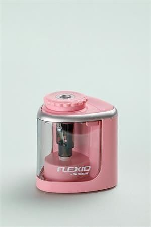 Ořezávátko "Flexio", růžová, stolní, na baterie, FLEXOFFICE OW-1163