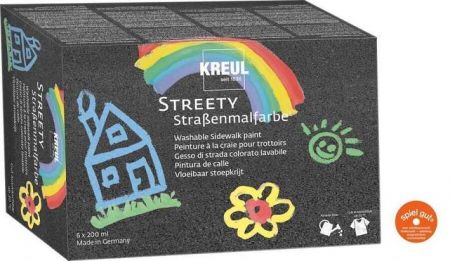 Sada Tekutá křída KREUL Streety 6 x 120 ml, KREUL