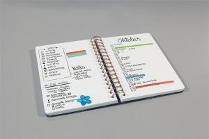 Spirálový sešit "Jolie", Perfectly Imperfect, 168 x 215 mm, tečkovaný, 120 listů, tvrdý ob