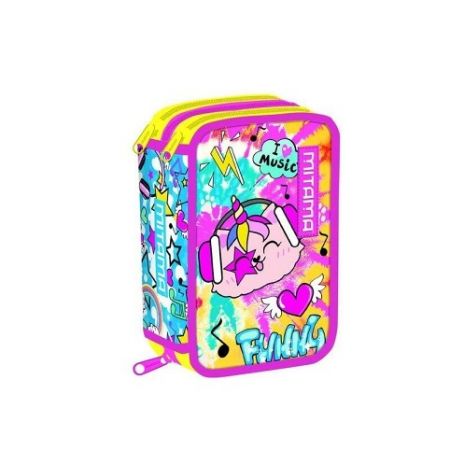 Penál plný "Triplo", cat rock, MITAMA 64867