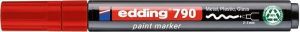 Lakový popisovač "790 PCR", červená, 2-3 mm, EDDING 4-790PCR002