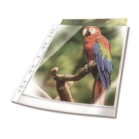 Euroobal "PREMIUM", transparentní, s bílým okrajem, A4, PP, 80 mikronů, 10 ks, DURABLE 265